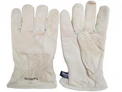 LINED GLOVE RIGGERS LGE BEIGE(12)